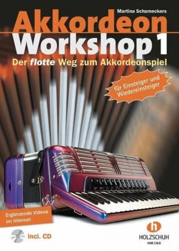 Akkordeon Workshop, Band 1|Martina Schumeckers|Broschiertes Buch|Deutsch