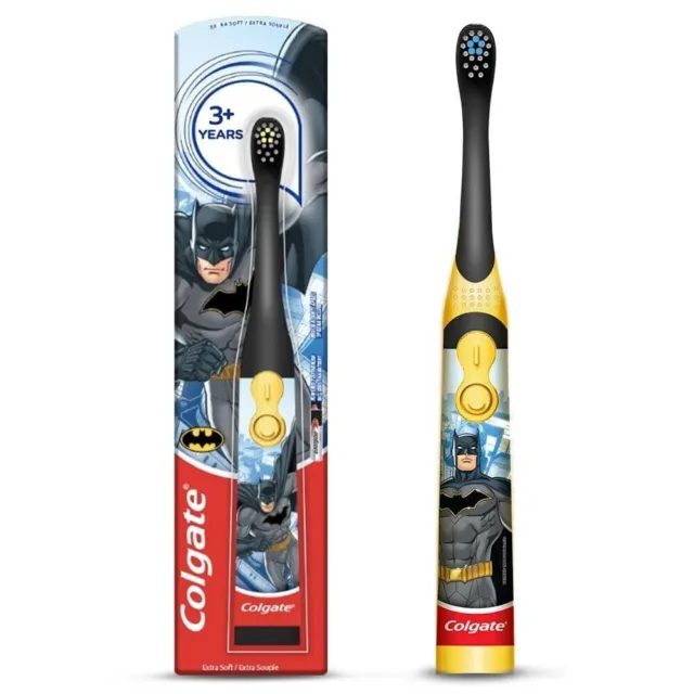 Colgate Batman Brosse à dents électrique pour enfants à partir de 3 ans,...