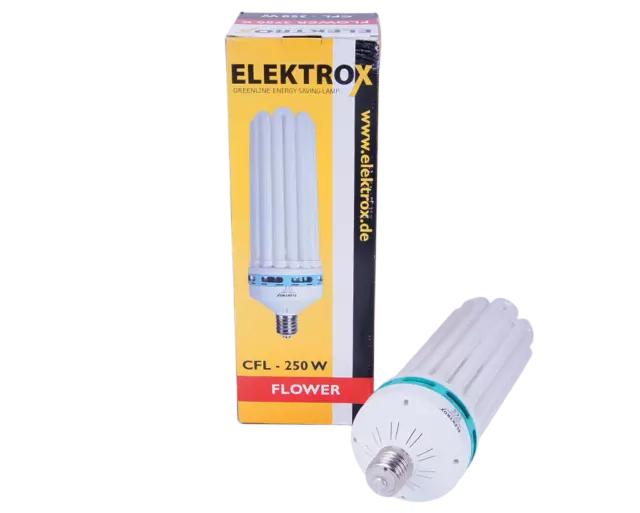 Elektrox Energiesparlampe 250W Blüte ESL Gewächshaus Pflanzen Lampe Grow E40