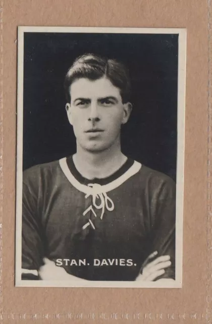 1922 DC Thomson Footballers Signed Real Photos - Stan Davies, West Brom Albion