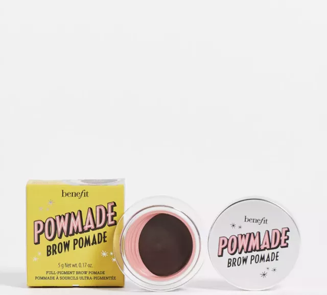 BENEFIT Powmade Full-Pigment Brow Pomade 5g Neutral Medium Brown New RRP £21 #Y2