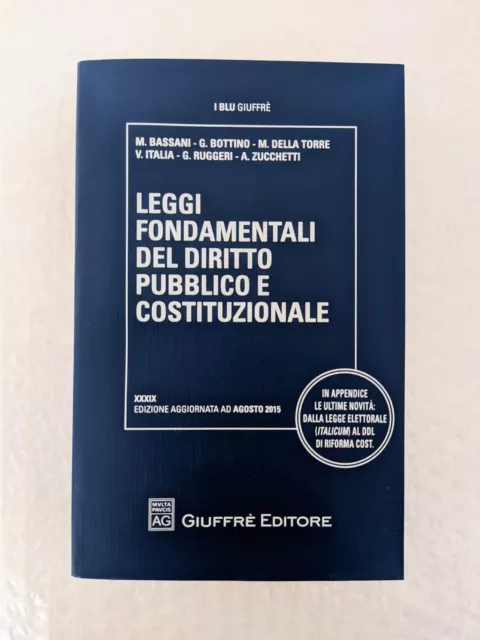 Leggi Fondamentali Del Diritto Pubblico E Costituzionale Giuffre Editore