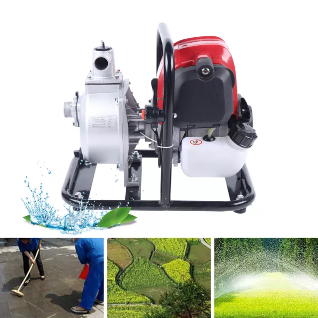 38CC 4 Stroke 1 Inch Petrol Water Pump Single Cylinder High Pressure Irrigation