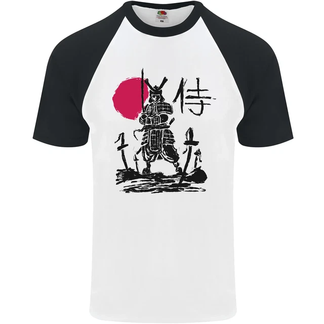 Maglietta da baseball Samurai Battle MMA Kenjutsu Kendo Iaido Uomo S/S