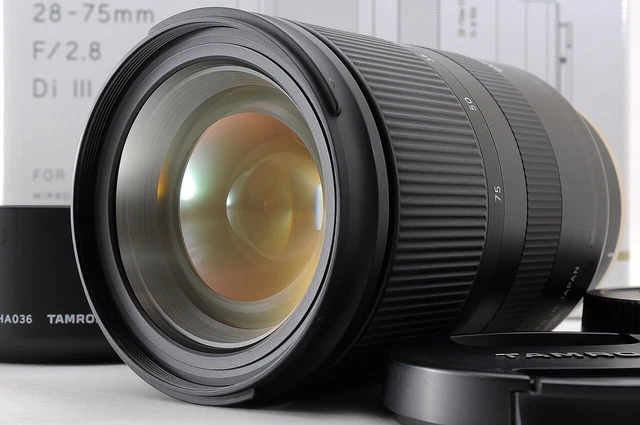 Lente Tamron 28-75 mm F/2,8 Di III RXD A036 como nueva en caja para Sony E de Japón
