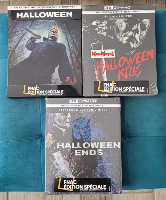 Trilogie Halloween 4K + Blu-ray SteelBook Fnac