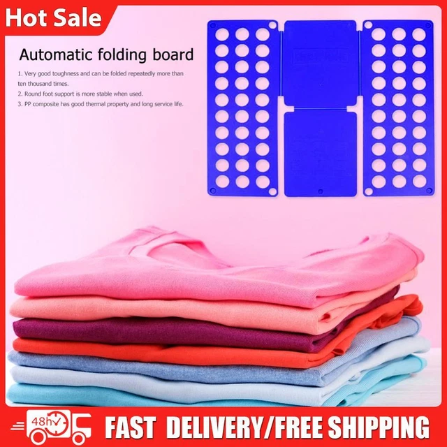 Organizzatore Tavola Pieghevole Lavanderia Bambini Abbigliamento Regolabile (Blu)