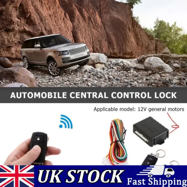 Universal Car Remote Central Door Lock Kit Keyless Entry Alarm System 410/T245