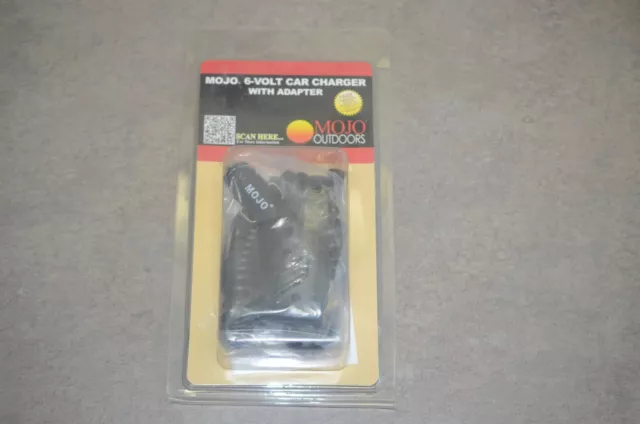 Mojo Outdoors 6-Volt decoy battery car charger Mallard Duck etc w adapter HW4112