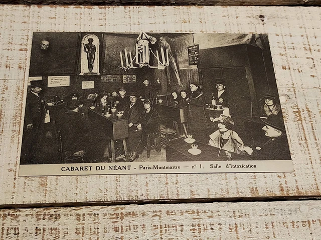 Reproduction postcard cabaret du nothing Paris Montmartre