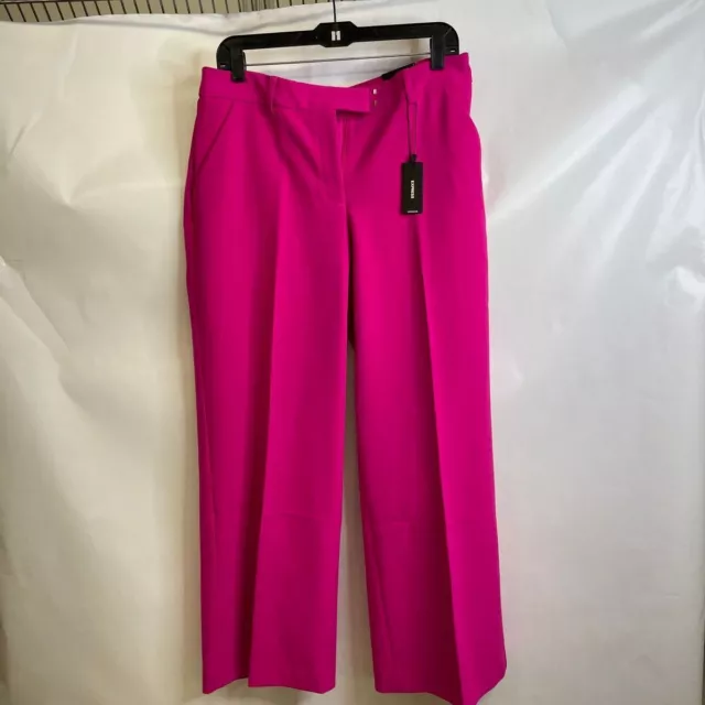 EXPRESS Editor Mid Rise Relaxed Trouser Pants Women's Size 10