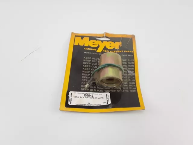 Genuine OEM  Meyer  9V Coil 4 Way  Green Wire Part Number 15430 NOS Snow Plow