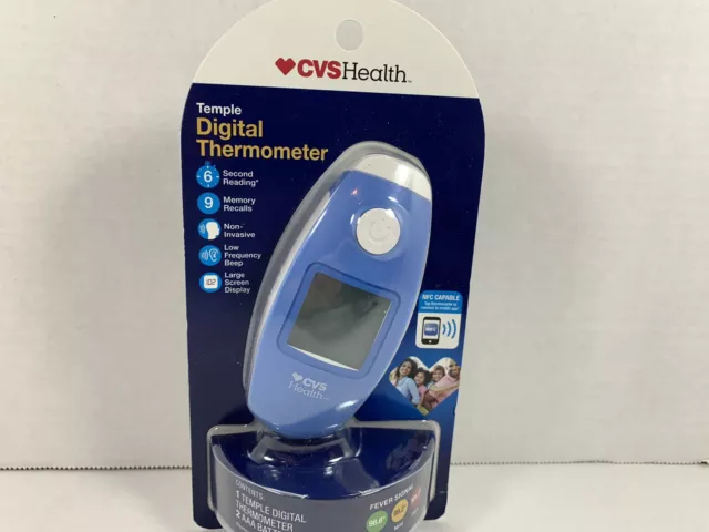 CVS Health Temple Digital Thermometer For All Ages 6 Second Reading