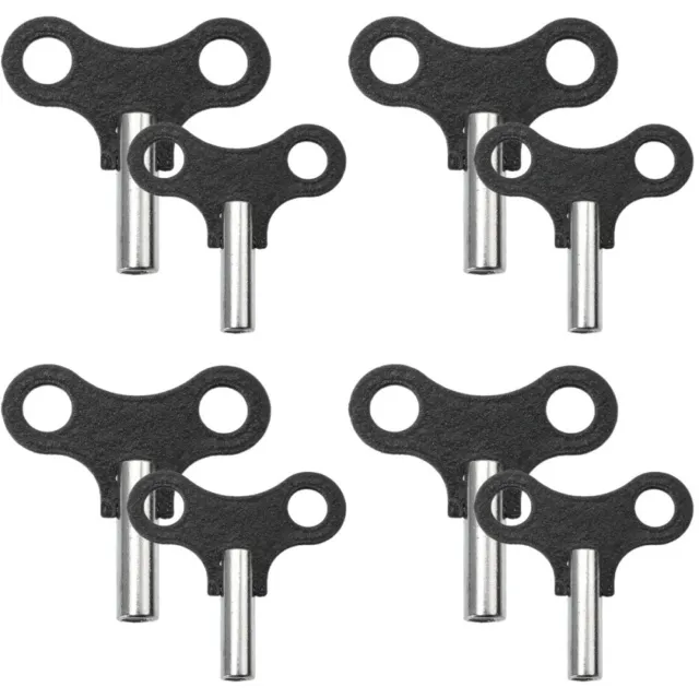 8 Pcs Clock Keys for Wall Grandfather Parts Antique Wood Chain Durable Winders