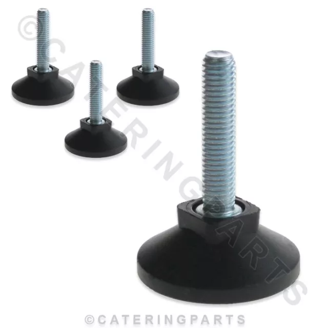 Ft04 M8 Threaded Adjustable Foot Feet For Stainless Steel Sink Table Bench Etc