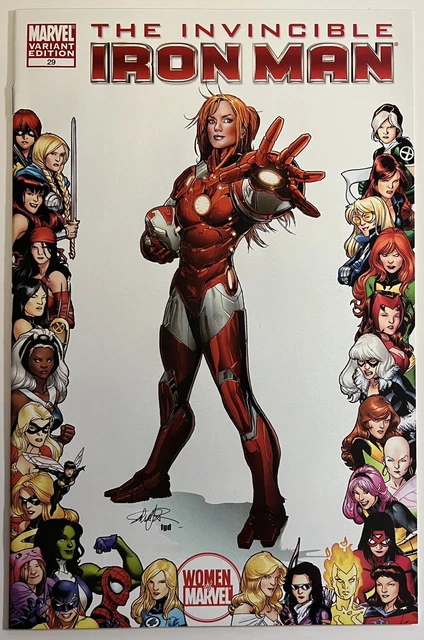 Invincible Iron Man 29 Women of Marvel Frame 1:15 Rescue Variant 2010 Marvel