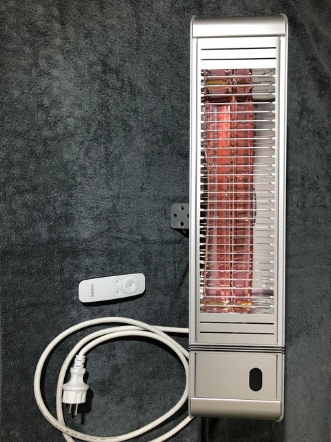VASNER Teras X20 Terrassen Infrarotstrahler Heizstrahler Silber