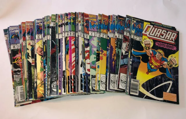 Quasar #1-60 Complete Marvel Comic Set Avengers Venom Spider-Man Thanos SHIELD