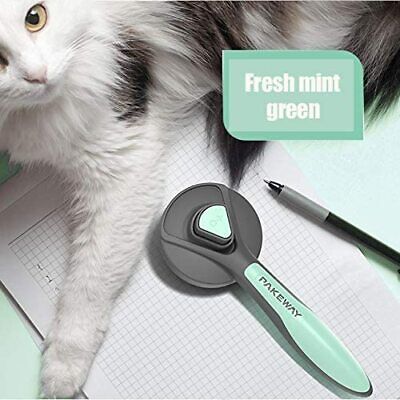 Self Cleaning Pet Dog Cat Slicker Brush Grooming For Medium And Long Hair Pets