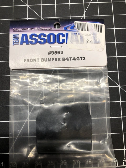 Team Associated 9562 RC10B4 T4 GT2 Black Front Bumper Vintage RC