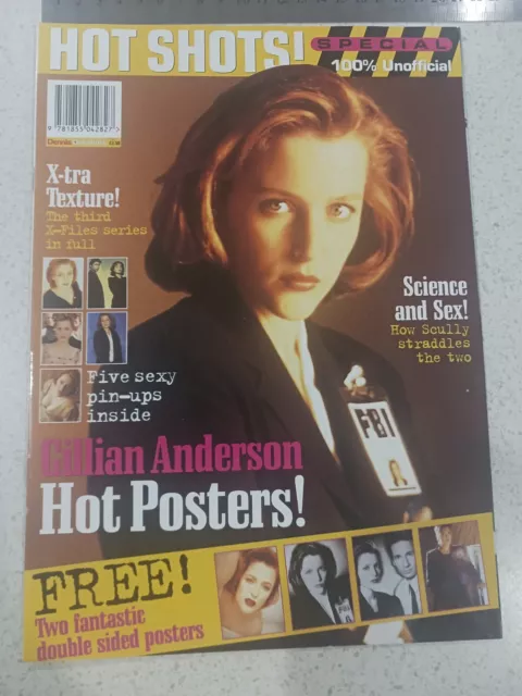 Hot Shots Magazine Special X Files Gillian Anderson David Duchovny With Posters