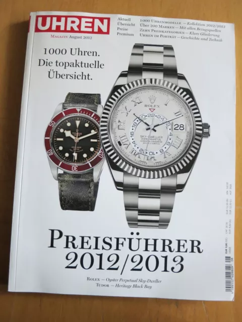 UHREN-MAGAZIN Nr 7/8  2012 Preisführer Uhren Zeitschrift Uhrenheft