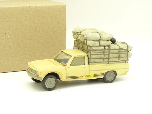 PEUGEOT 405 1987 Bleu KIT Monté HECO MODEL 1:43 de reference