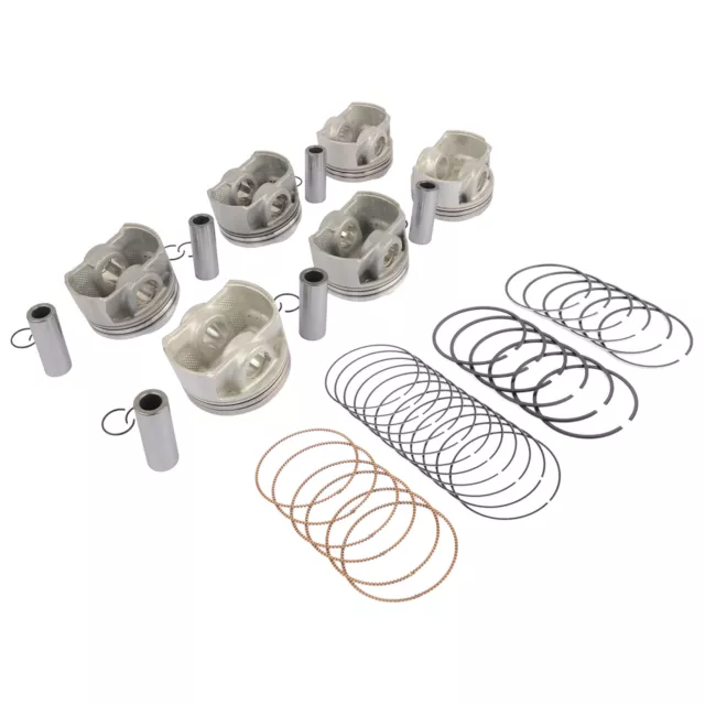 6x Pistons Set Φ84.51mm For Audi A4 A5 A6 A7 A8 Q5 Q7 3.0L V6 Volkswagen Touareg