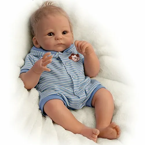 The Ashton-Drake Galleries Benjamin So Truly Real Lifelike Baby Boy Doll 17 inch