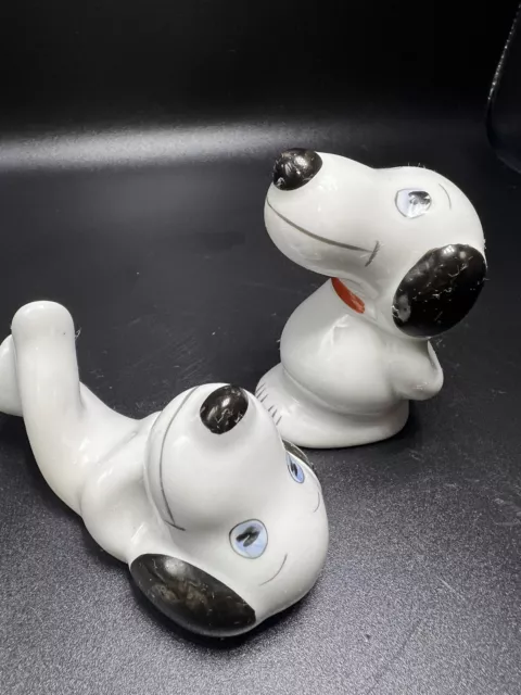 Ceramic Snoopy Like Figurines, Excellent Condition. 3" Size Vintage?