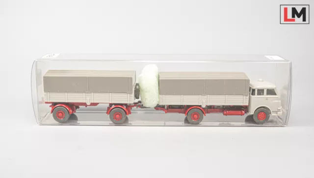 1:87 Wiking MAN Pritschen Hängerzug LKW // X_404