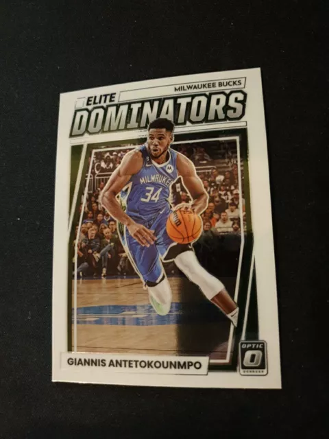 2022-23 Donruss Optic Giannis Antetokounmpo Elite Dominators Insert