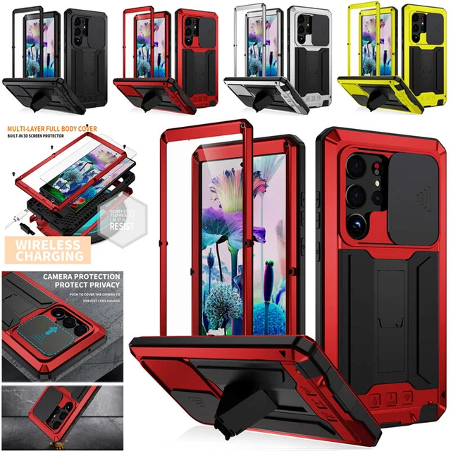 Waterproof Dust/Shock Proof Metal Case Cover For Samsung Galaxy S23 Ultra Plus