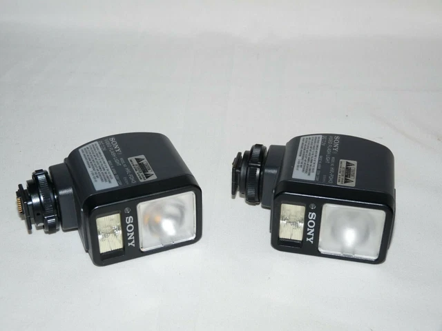 Lote de 2 linternas de video Sony HVL-FDH3