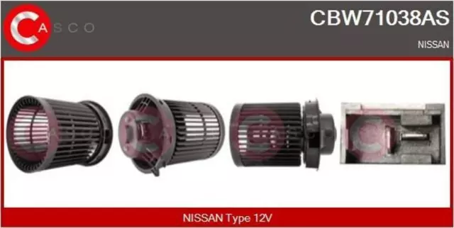 CASCO CBW71038AS Gebläsemotor Innenraumgebläse für NISSAN JUKE (F15)