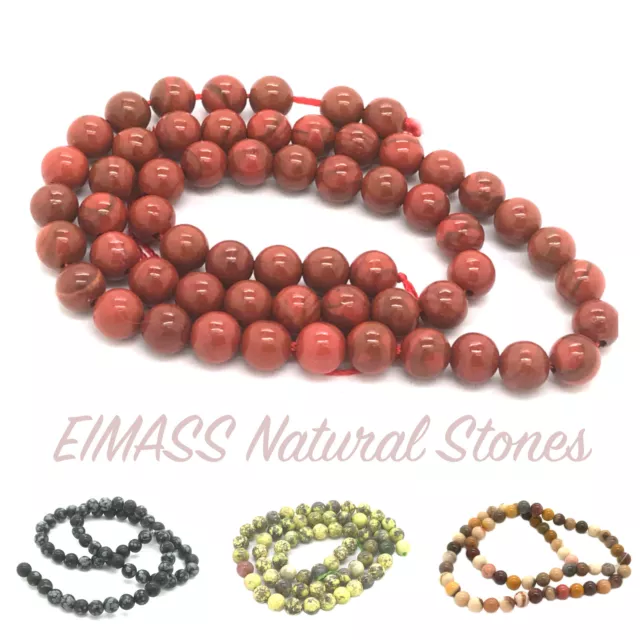 World Class EIMASS® Natural Stones Semi-Precious Gemstone (60 Beads Approx 6mm)