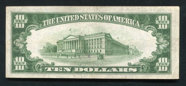 Fr. 2309 1934-A $10 Ten Dollars “North Africa” Silver Certificate Extremely Fine 2