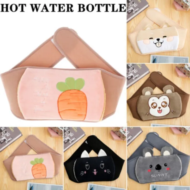Botella de agua caliente botella de agua caliente cinturón cubierta de agua caliente bolsa de calentamiento para el hogar