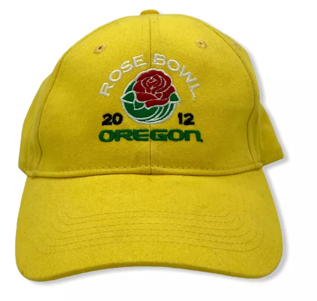 Yellow Rose Bowl 2012 UO Oregon Embroidered Baseball hat cap Adjustable Strap