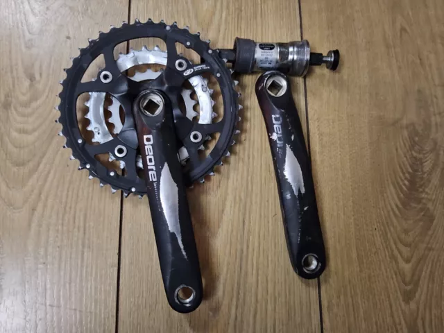 Shimano Deore FC-M10 Triple Mountain Bike Chainset 175mm