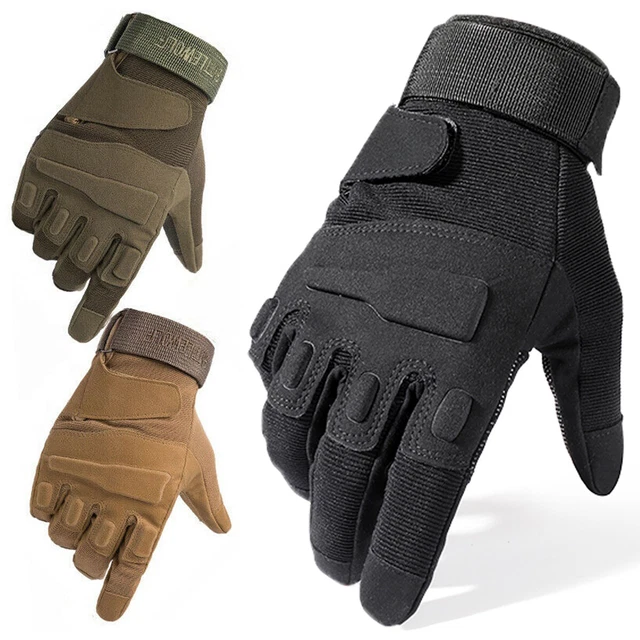 OUTDOOR MILITARY SHOOTING Sports Tactical Gloves Men Full Finger
