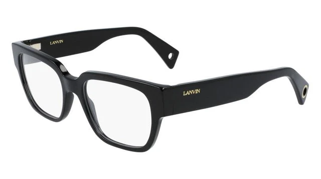NEW Lanvin LNV 2601 001 Black Eyeglasses 52/18/140 with Lanvin Case