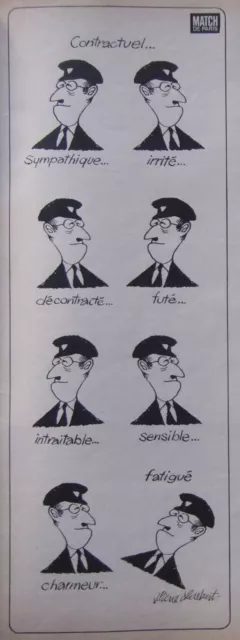 Dessin Humoristique De Presse 1966 Le Contractuel - Dessin Jean Pierre Aldebert