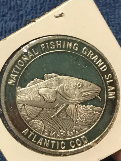 NATIONAL FISHING GRAND Slam Striped Bass Coin & Facts Card/Sealed/Brand New  $13.99 - PicClick
