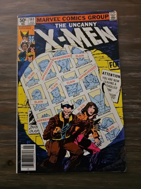 UNCANNY X-MEN #141 (Marvel 1981) 1st app Rachel, Destiny by Claremont & Byrne