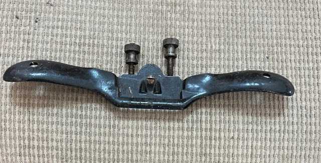 VINTAGE STANLEY ENGLAND No. 151 ADJUSTABLE SPOKE SHAVE-HAND TOOL-PLANE NICE 2