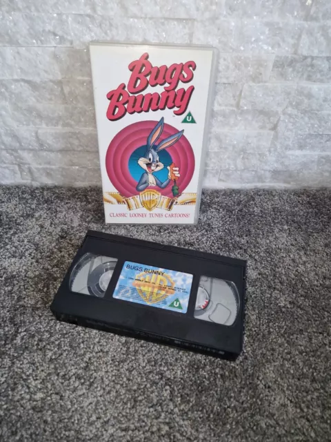 Vintage Bugs Bunny Classic Looney Tunes Cartoons 1990 VHS