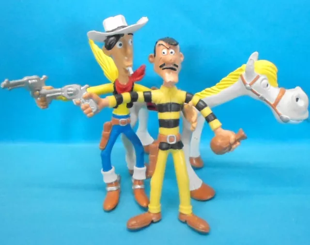 Lucky Luke : 1. Biegefiguren Serie komplett Lucky Jolly Dalton 1985 Comics SPAIN