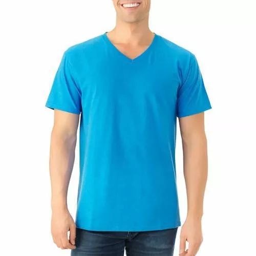 FRUIT OF THE Loom Select Men's V-Neck T-Shirts 6/8 Pack M-3X $24.99 ...