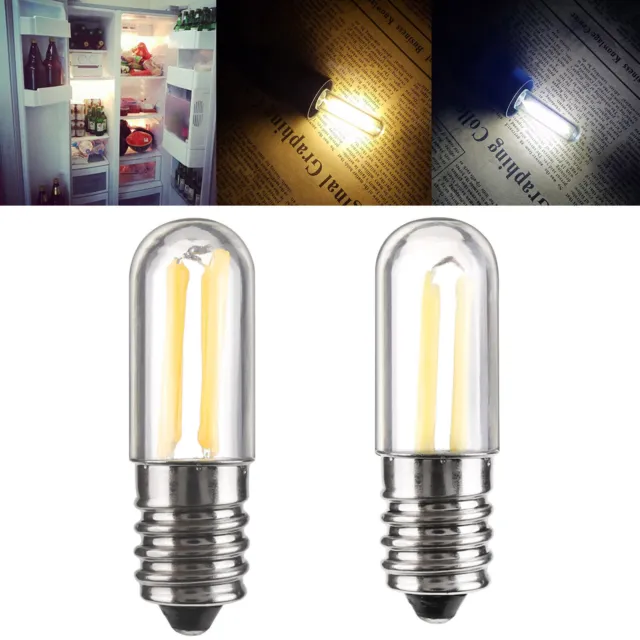 Dimmbare Mini E14 E12 1W 2W 3W LED Kühlschrank Gefrierschrank Glühbirne Lampe